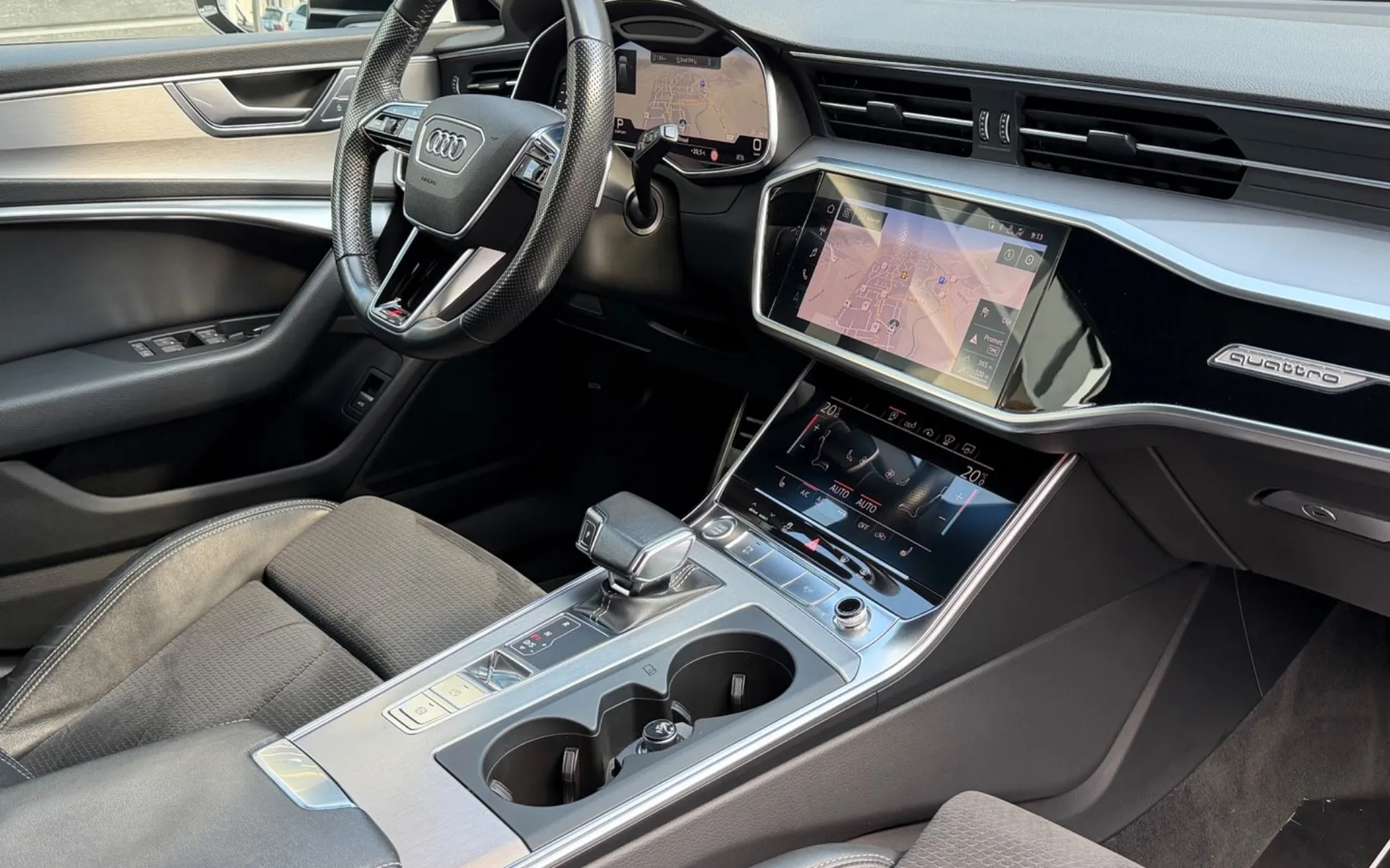 Notranja slika - Audi A6 Avant - 50 TDI QUATTRO-Sport-ACC-360-ZRAČNO-ATRAKTIVEN - 12