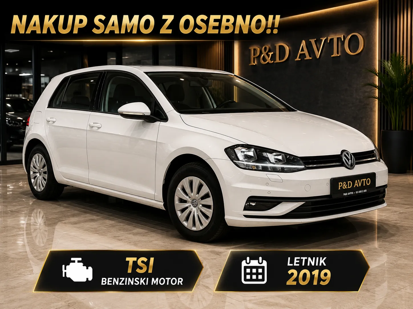 Zunanja slika - Volkswagen Golf - VII 1.0 TSI Trendline BlueMotion Tech - 6