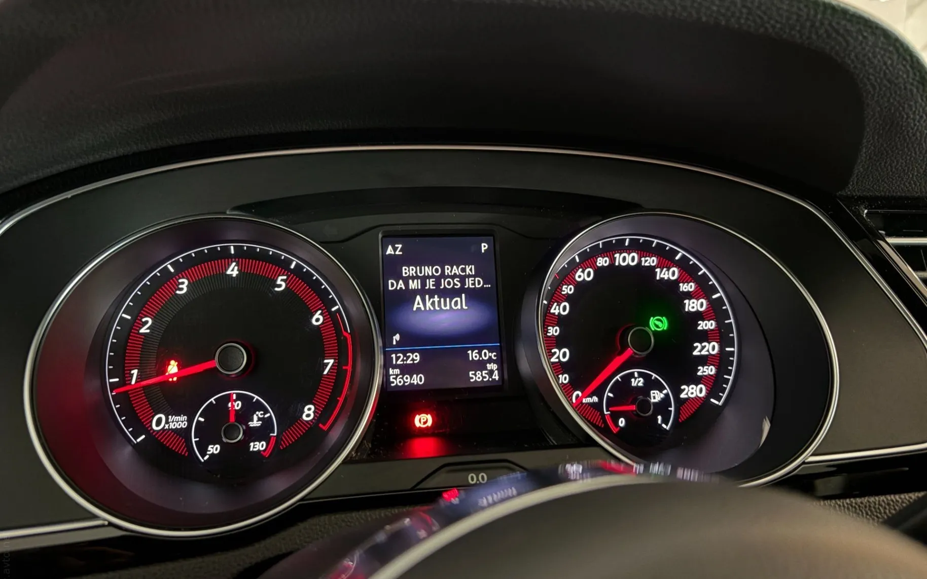 Notranja slika - Volkswagen Arteon - 2.0 TSI R-Line DSG - ACC - Kamera - Gretje - PDC - 11
