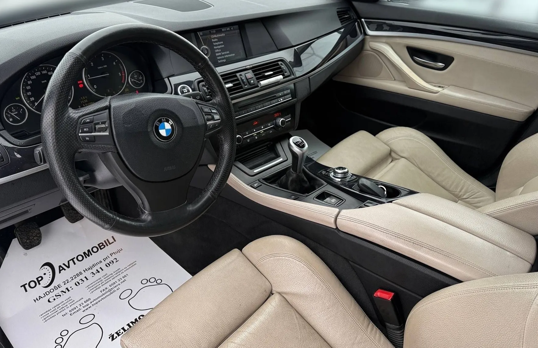 Zunanja slika - BMW Serija 5 - Touring: 520d M PAKET BI-XENON NAVI TEMP PDC USNJE - 10