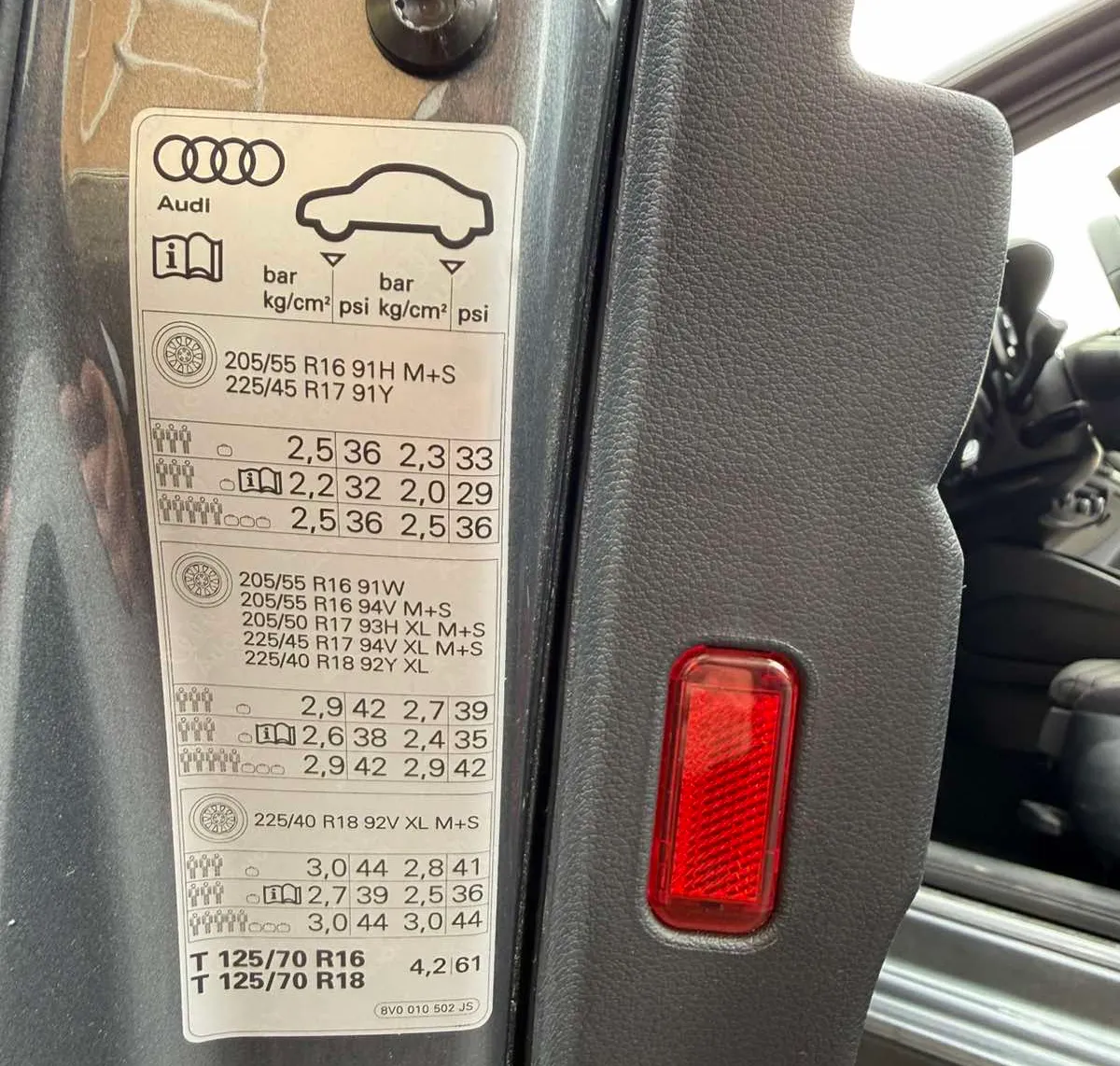 Notranja slika - Audi A3 - Sportback 2,0 TFSI Sport S tronic - 16