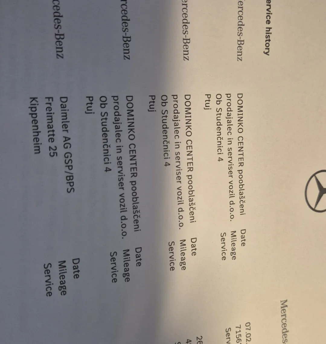 Servisna knjižica - Mercedes-Benz B-Razred - M212P2-MZBCB503.......B/180/CDI - 9