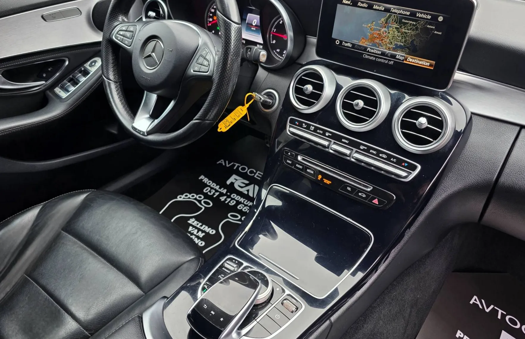 Zunanja slika - Mercedes-Benz C-Razred - 250CDI-AVT-AMG LINE-1 LASTNIK-SERVISNA KNJIGA-ACC - 14
