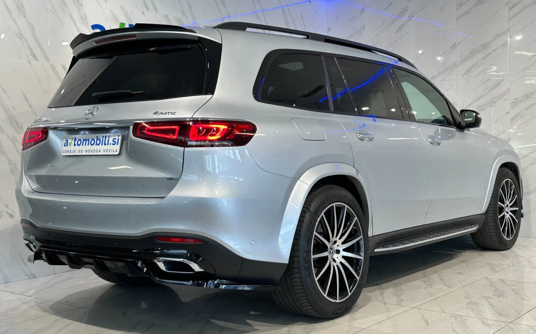 Zunanja slika - Mercedes-Benz GLS-Razred - 400d|4M|AMG|Pano|Zračno|ACC|Hlaj|Burm|360K|Kljuka. - 4