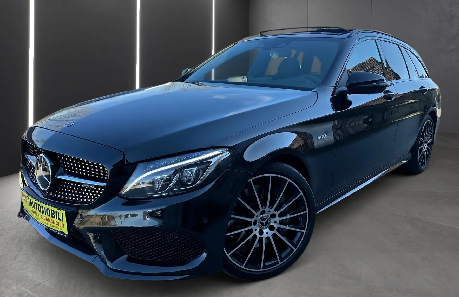 Zunanja slika - Mercedes-Benz C-Razred - 43 AMG 4MATIC MULTIBEAM PANO NAVI PDC 360 KAM TOP - 1