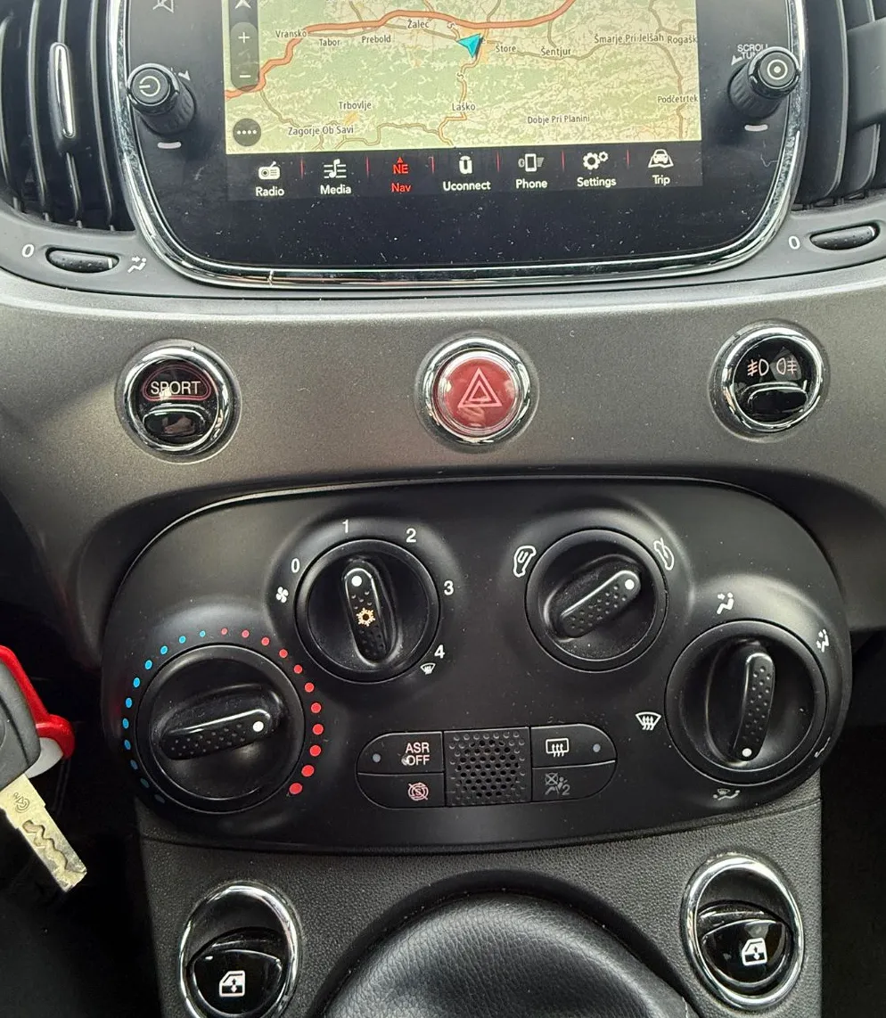 Zunanja slika - Fiat 500 - 0.9i S Sport USNJE-NAVI-BT-PARK-ALU-VIRTUAL-ODLIČE - 9