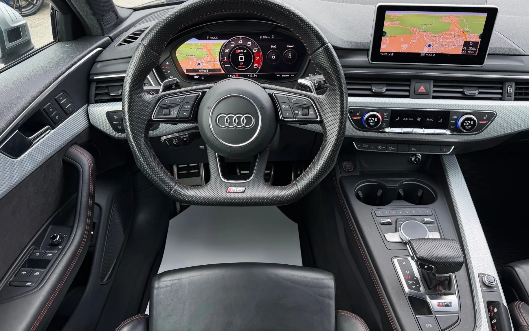 Zunanja slika - Audi RS4 Avant - 2.9 TFSI Quattro AUT. HD MATRIX B.O. ACC ALU 19 - 16