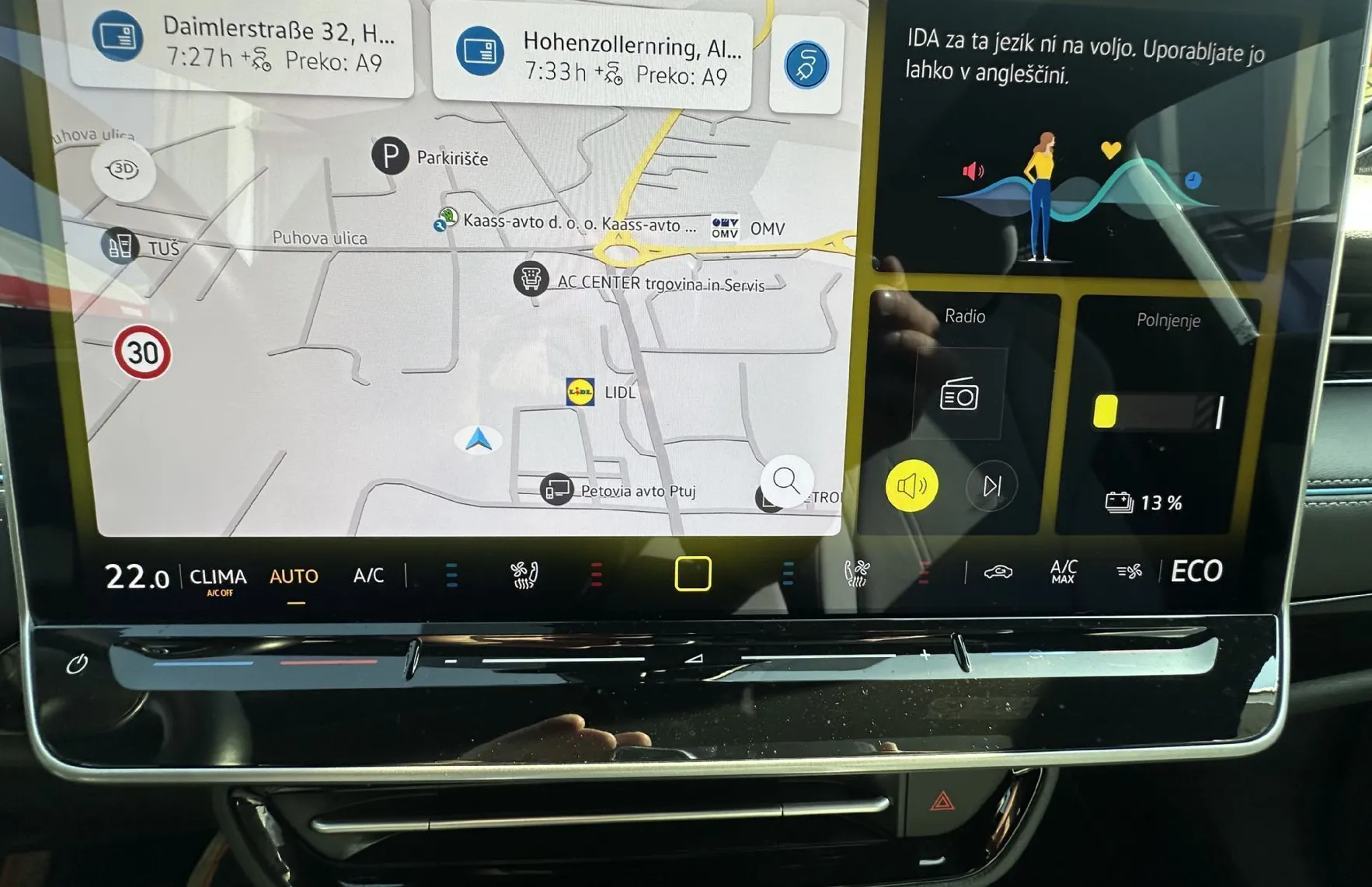 Zunanja slika - Volkswagen ID.7 - 210kW.NEMŠKI+4ALU.KAMERA.LED.NAVI.USNJE.ACC.PANORA - 12