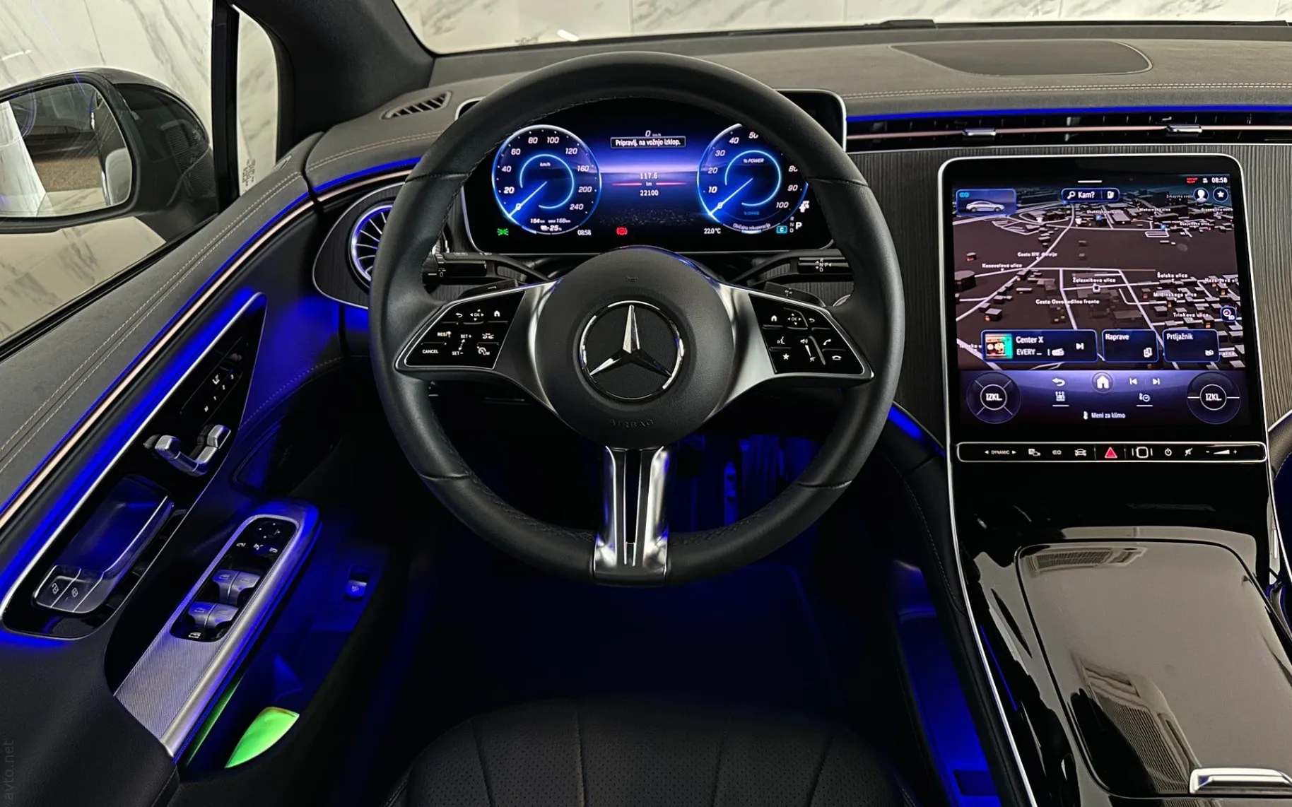 Notranja slika - Mercedes-Benz EQE - 300|AMG Line|DigitalL|Kamera|ACC|Kljuka|Memory|... - 9