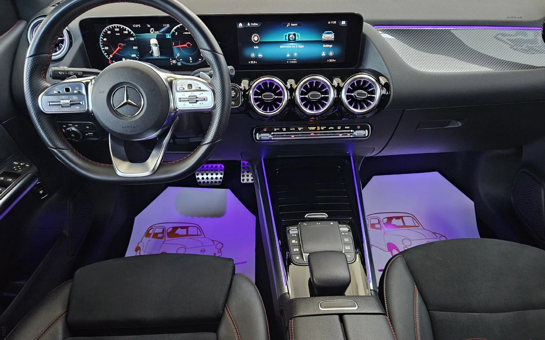 Notranja slika - Mercedes-Benz B-Razred - B 200 d AMG Line Avt. - 5