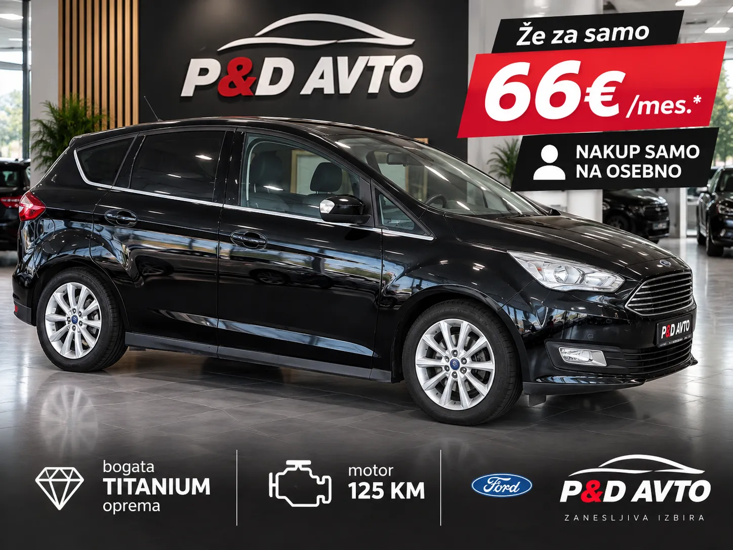 Zunanja slika - Ford C-MAX - 1,0 EcoBoost Titanium - 1