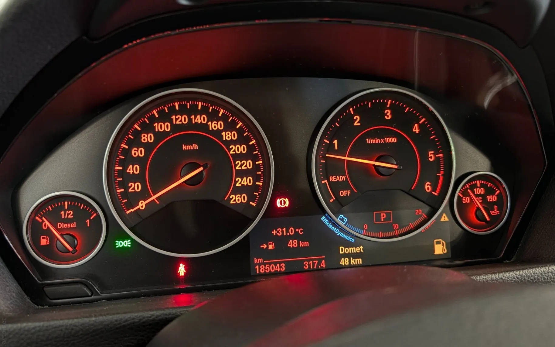 Notranja slika - BMW serija 3 Touring: - 335d|xDrive|M-Sport|Kamera|HUD|Pano|Gretje|Kljuka| - 10
