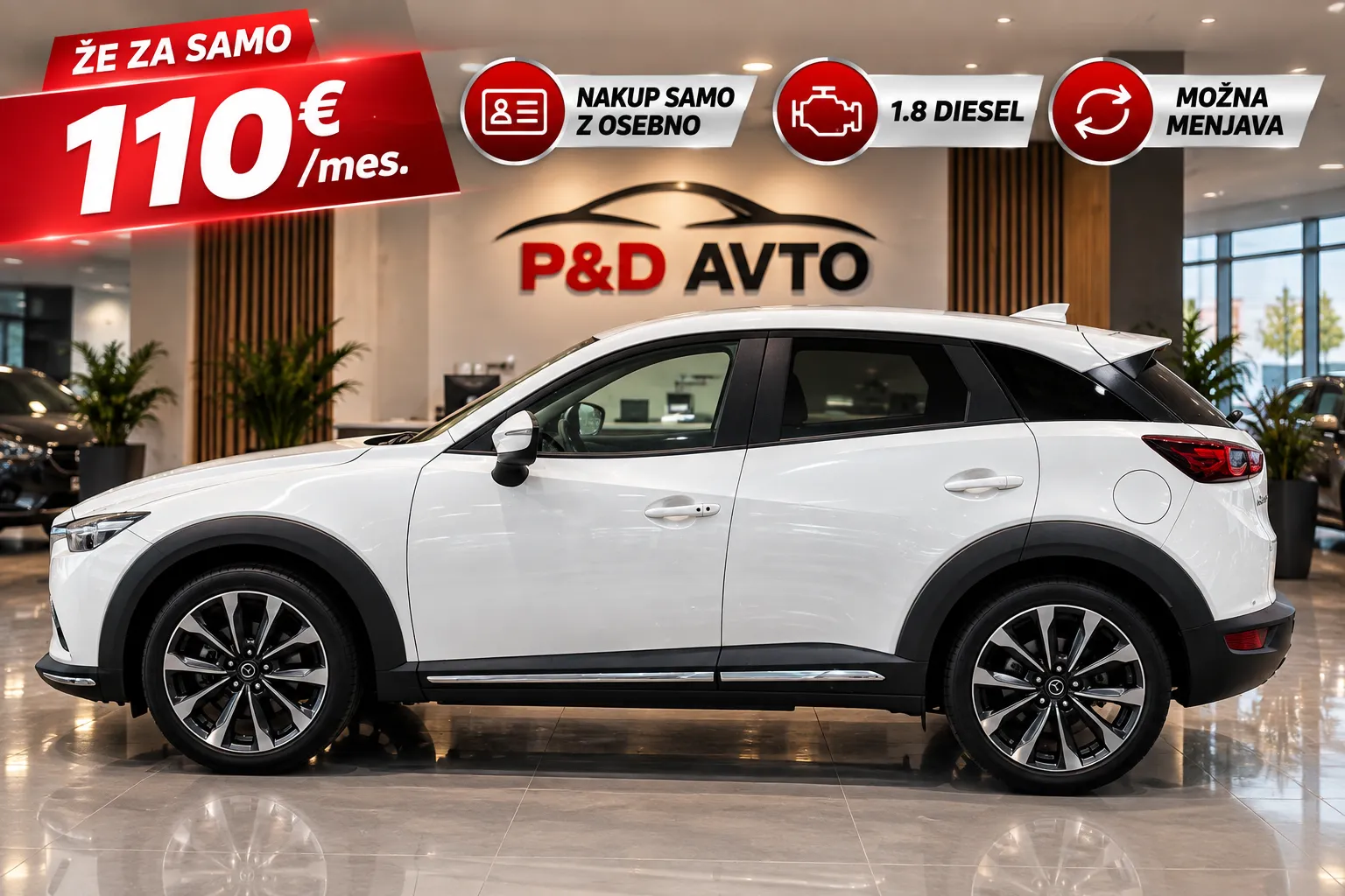 Zunanja slika - Mazda CX-3 - CD115 1.8 SKYACTIV-D SPORTS-LINE - 1