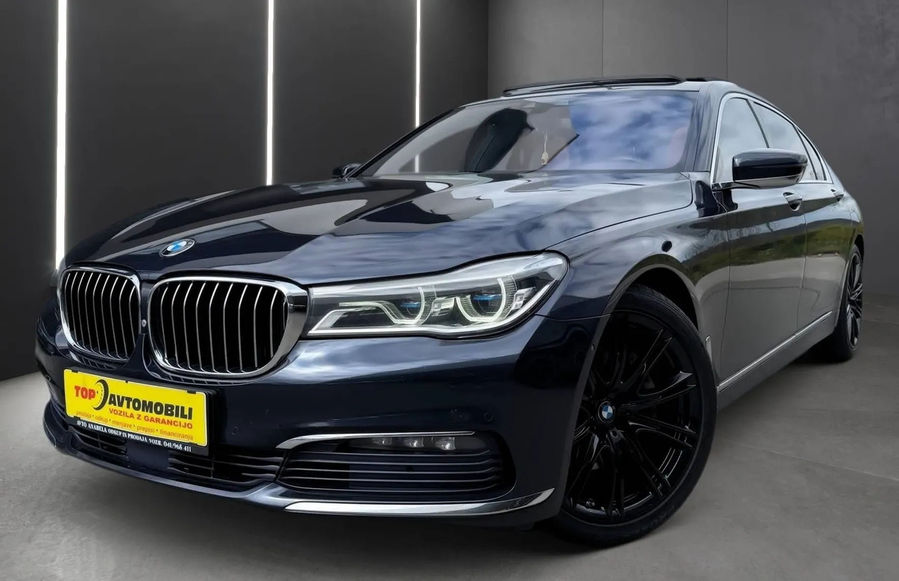 Zunanja slika - BMW Serija 7 - : 740Ld xDrive LED NAVI PDC MEMORY 360KAM RADAR TOP. - 1
