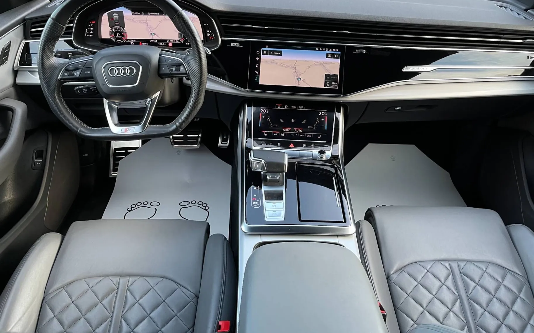 Notranja slika - Audi Q8 - 50 TDI quattro 3x S line-1 LASTNIK-MATRIX-22 col - 9