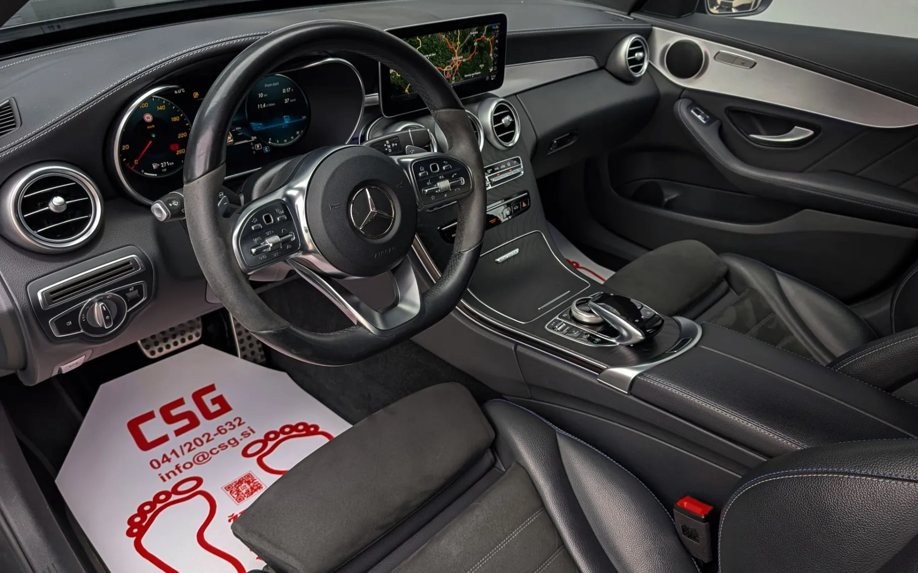 Zunanja slika - Mercedes-Benz C-Razred - C 220 d T AMG Line Avt. NIGHT|ACC|KEYLESS|LED - 8