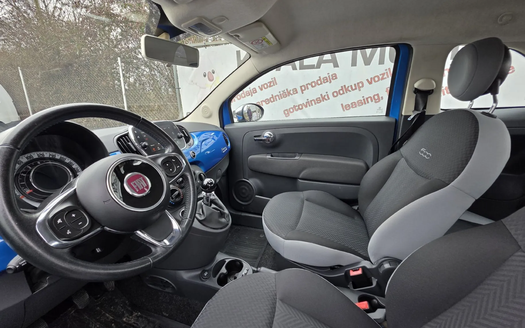 Zunanja slika - Fiat 500 - 1.2 LOUNGE ALU PLATIŠČA-KLIMA-ZASLON-KOT NOV - 9