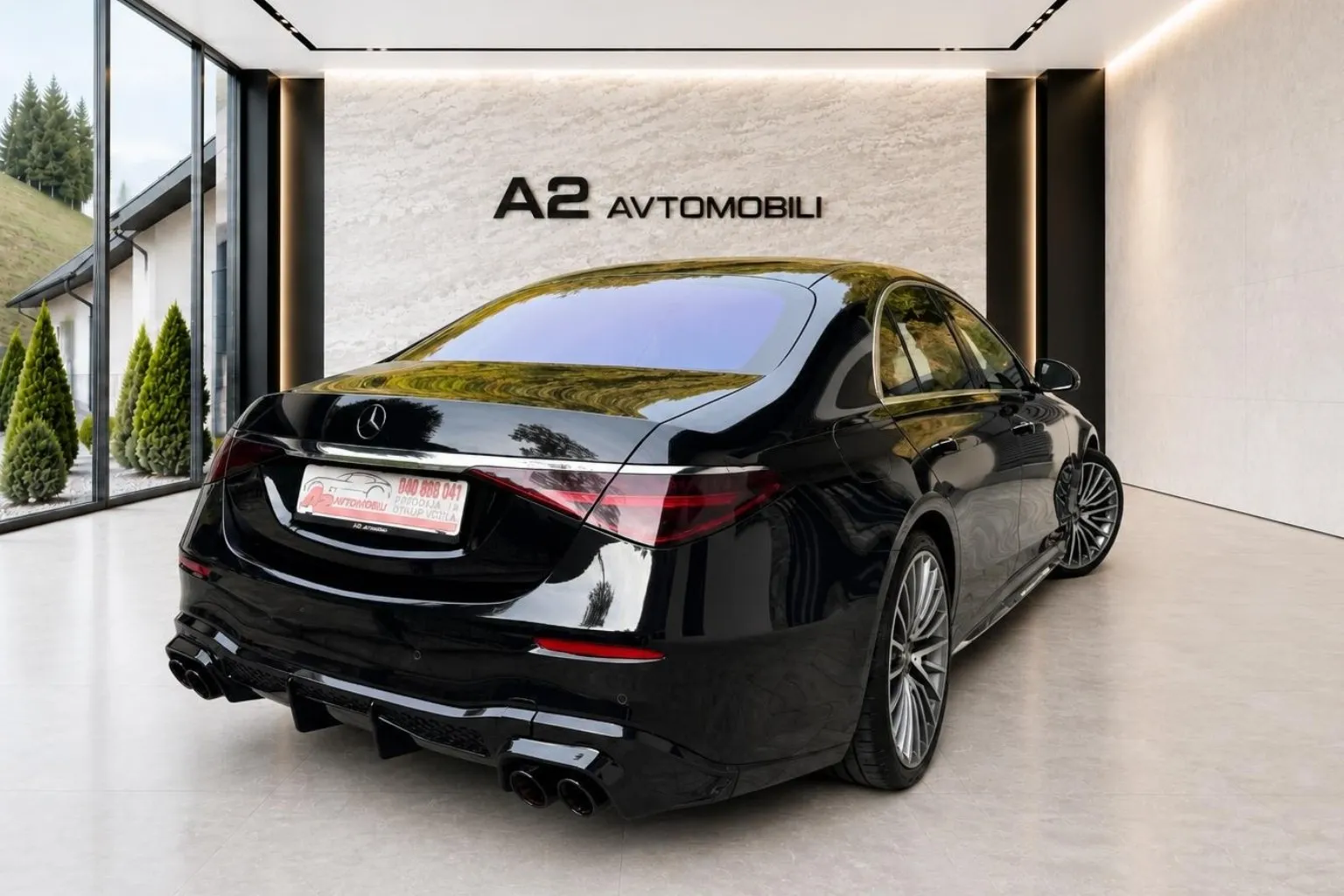 Zunanja slika - Mercedes-Benz S-Razred - S 500 4MATIC AMG Line Avt.-MAX OPREMA- - 3