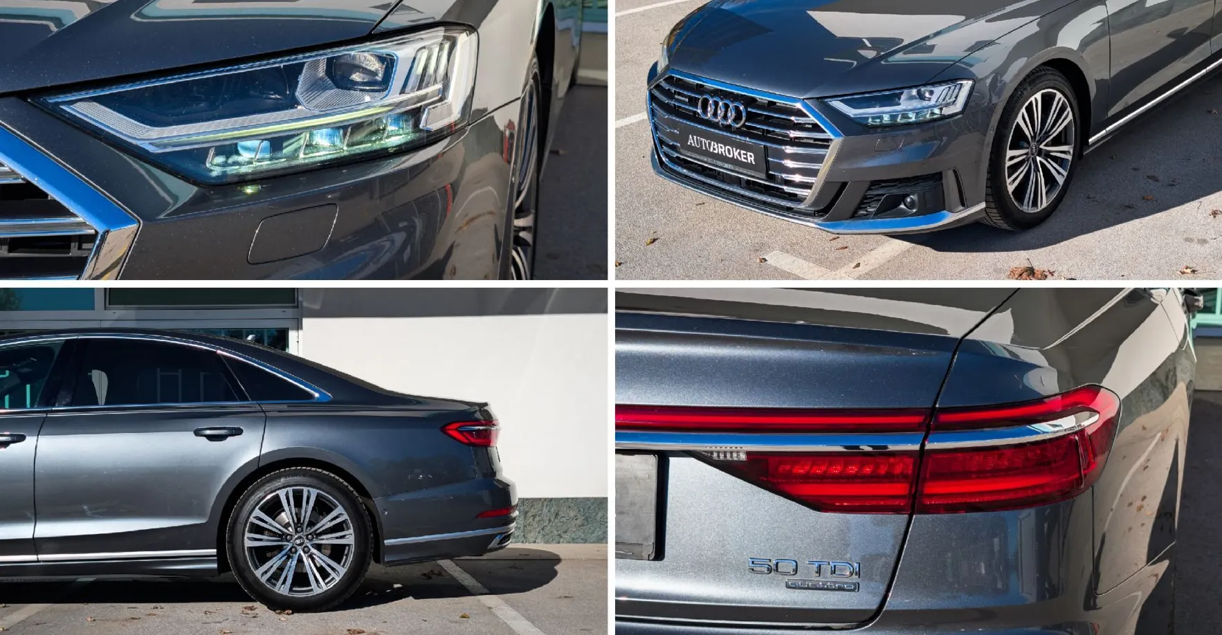 Zunanja slika - Audi A8 - 50 TDI quattro Matrix LED BO 360 kamera Head-up - 9