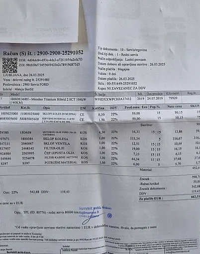 Zunanja slika - Ford Mondeo - 2.0 HYBRID AUT. Titanium °ALKANTARA °ALU 18 °KAM - 12