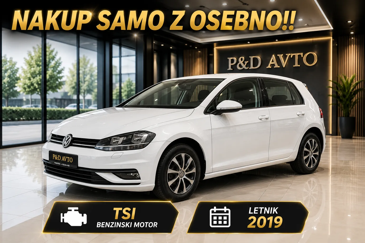 Zunanja slika - Volkswagen Golf - VII 1.0 TSI Trendline BlueMotion Tech - 3