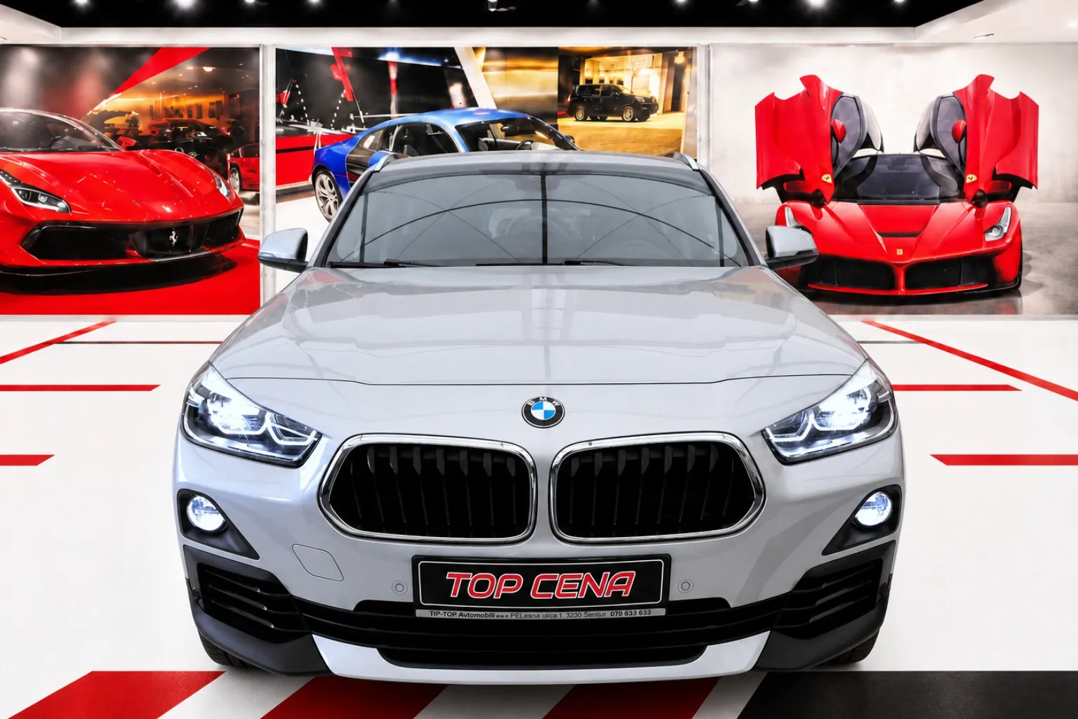 Zunanja slika - BMW serija X2: - sDrive20d FULL LED NAVI 2XPDC ALU ZATEMNJEN TOP .. - 2
