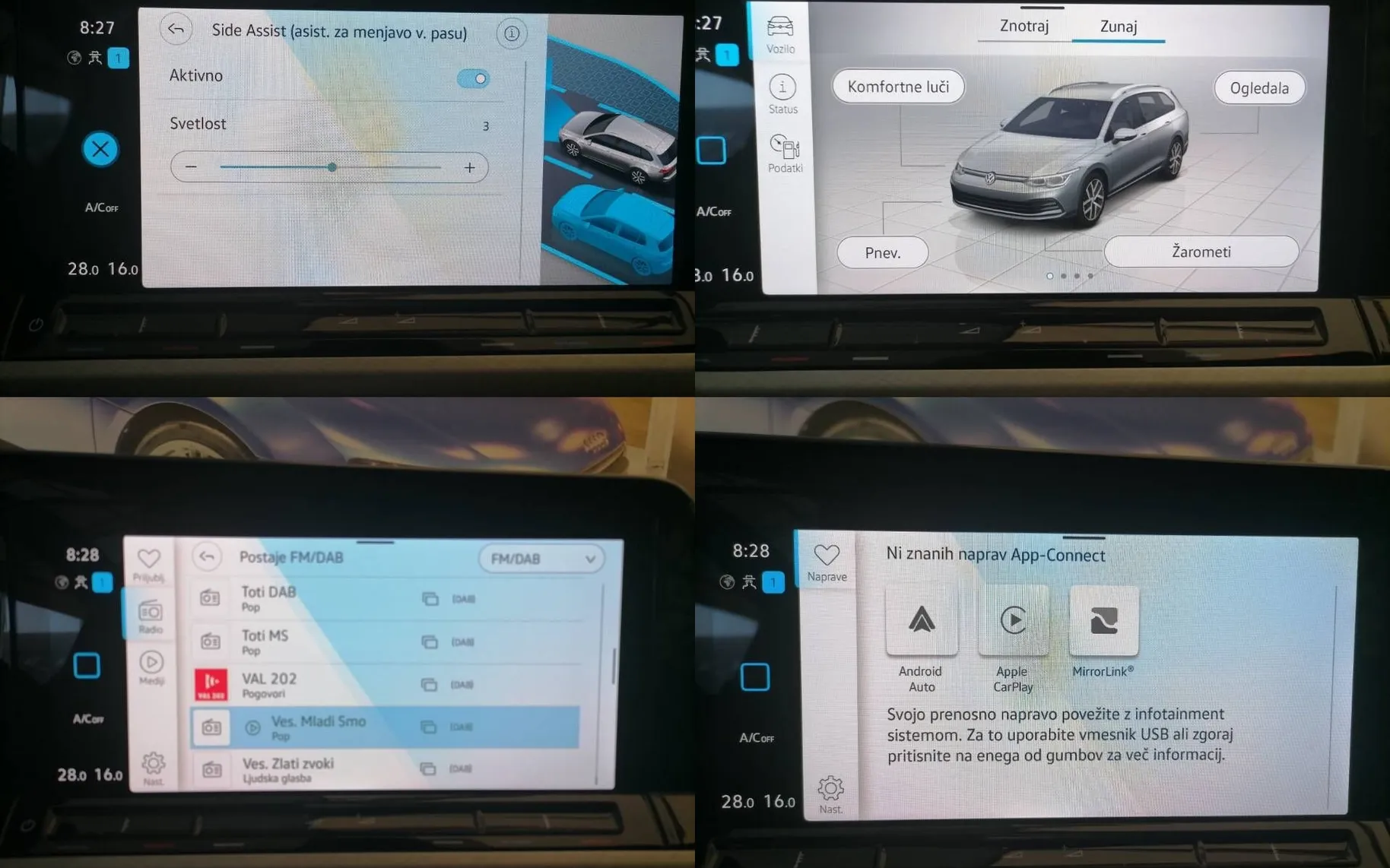 Notranja slika - Volkswagen Golf Variant - 1.5 eTSI Style/ FULL LED KAMERA RADAR 1.LASTNIK - 11