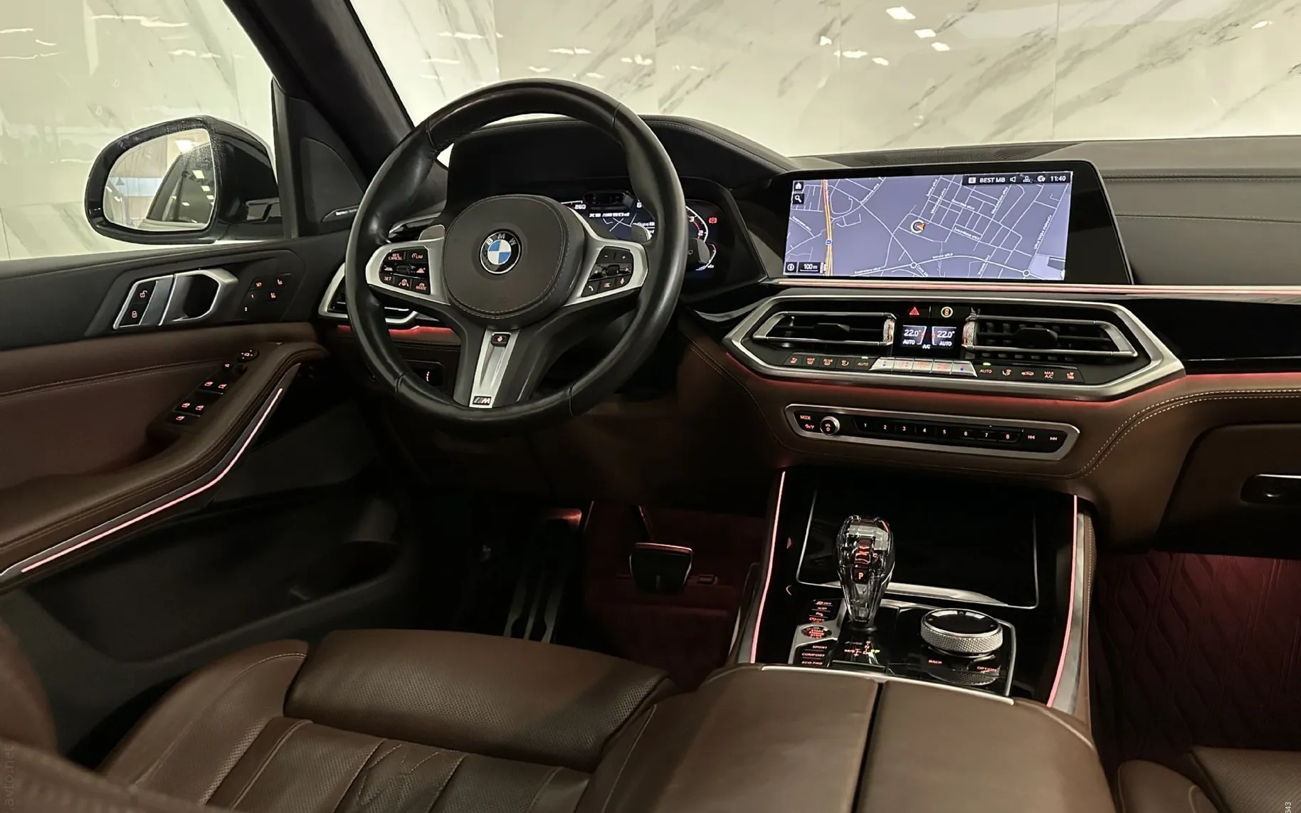 Notranja slika - BMW serija X5: - M50d|Laser|SkyL|Hlajenje|Masaža|ACC|SoftC|Harman|. - 9