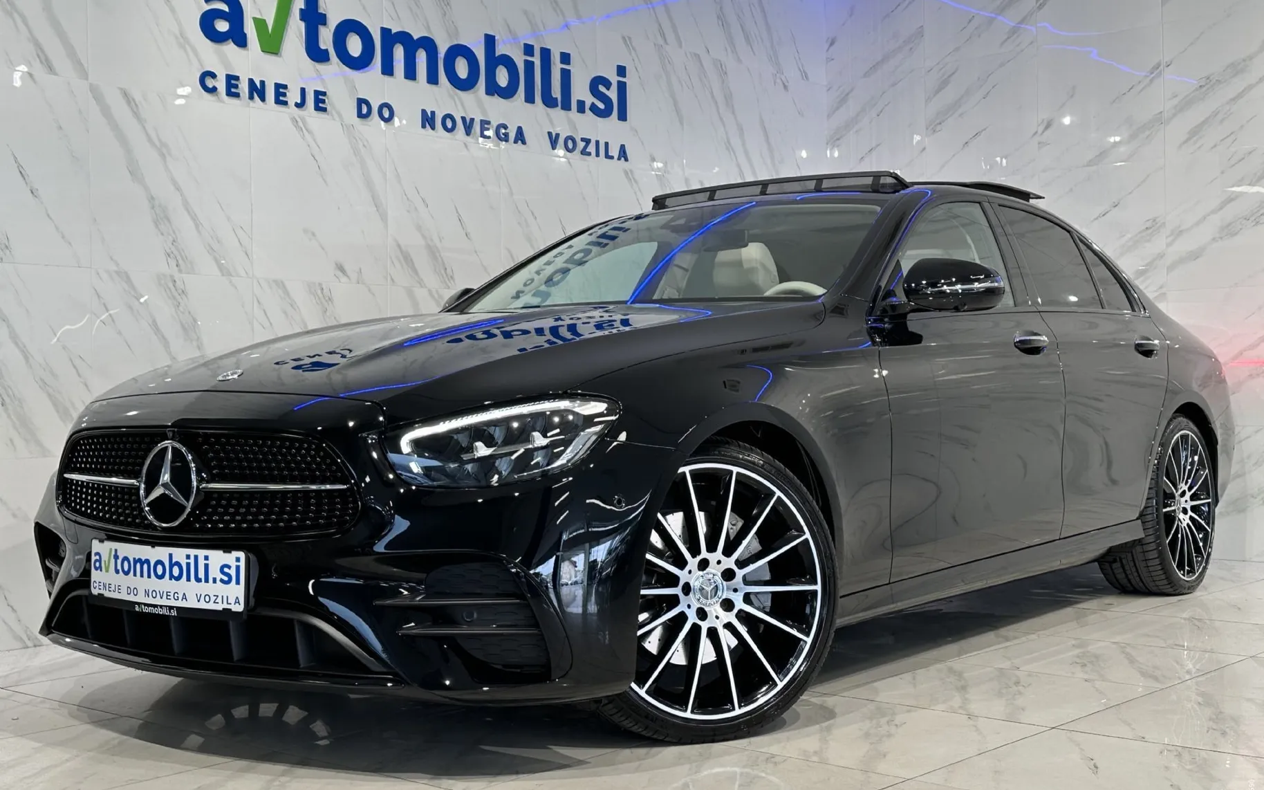 Zunanja slika - Mercedes-Benz E-Razred - 200d|AMG|Pano|SoftC|HUD|Designo|Hlajenje|360K|Burm - 1