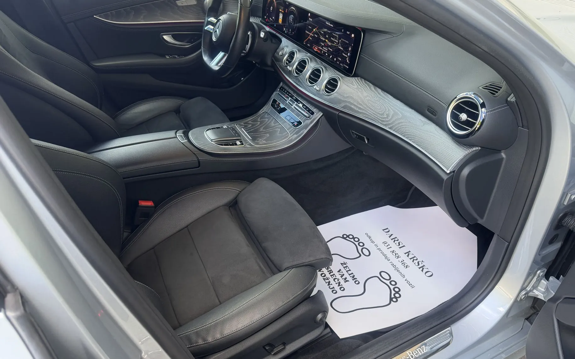 Zunanja slika - Mercedes-Benz E-Razred - E220d AMG WIDE MULTIBEAM WEBASTO PRIKLOP ALU20 - 6