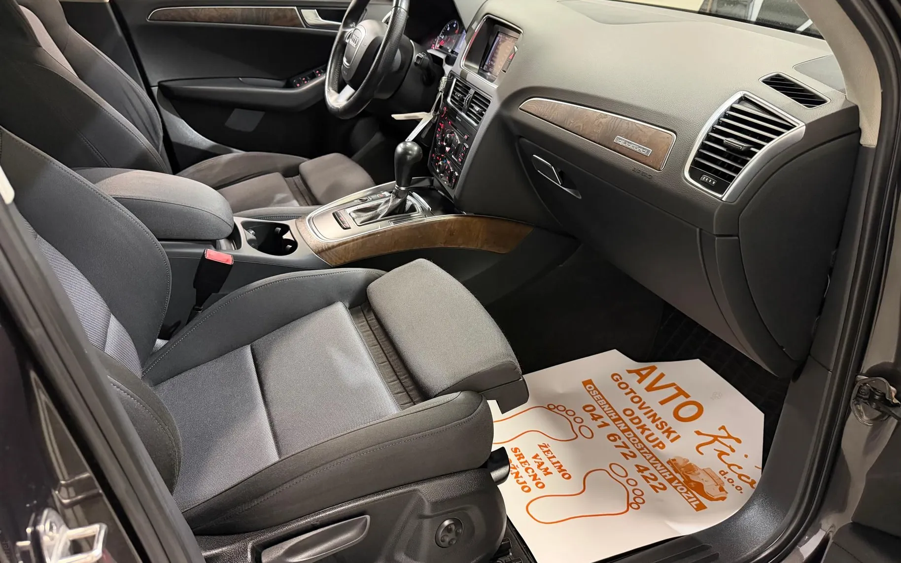 Notranja slika - Audi Q5 - 2.0 TDI-QUATTRO-S-TRONIC-BI-XENON-LED-SERVISNA KNJ - 10