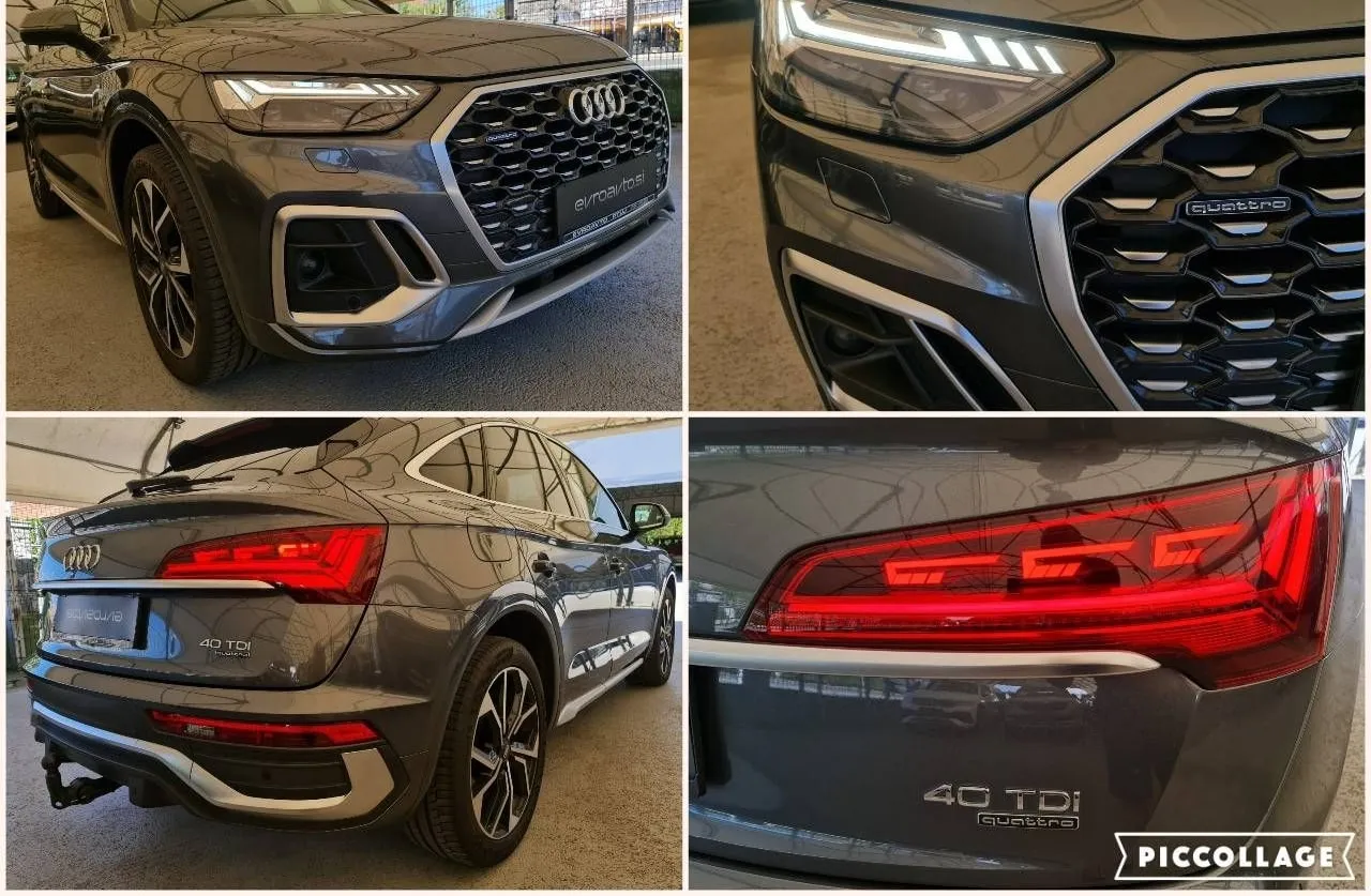 Notranja slika - Audi Q5 Sportback - quattro 40 TDI S line Zračno•Matrix•Kljuka•Radar - 9