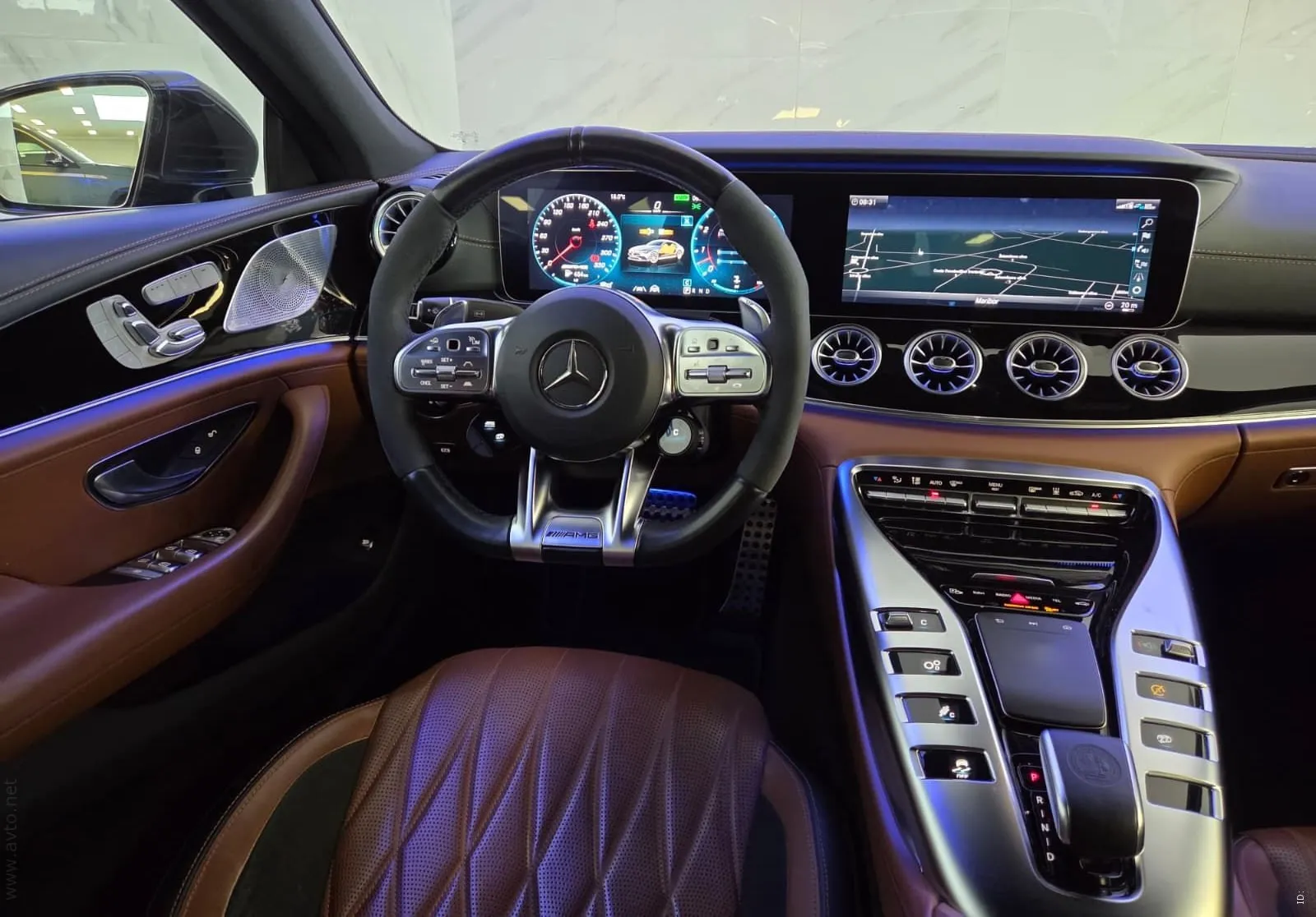 Zunanja slika - Mercedes-Benz AMG GT 4-vratni Coupe - AMG 43 4MATIC+ |Pano|SoftC|ACC|Hlaj|360K|Burmest - 5
