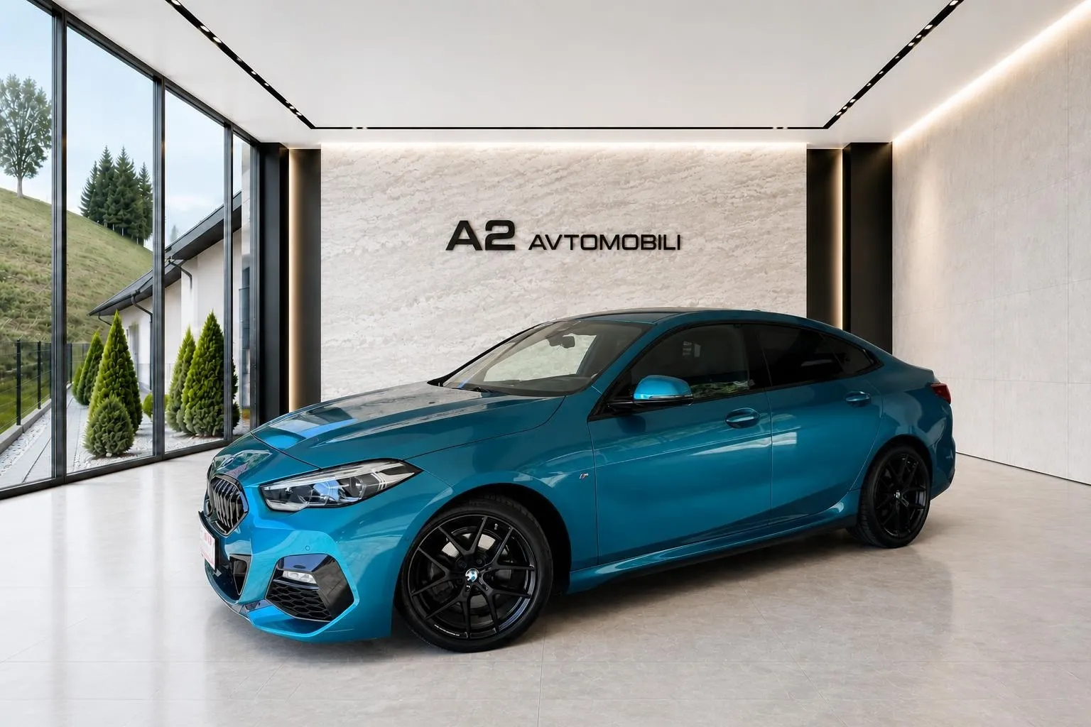 Notranja slika - BMW serija 2 Gran Coupe: - 218i aut M sport- PERFORMANCE SEDEŽI-HEAD UP-KAM- - 7