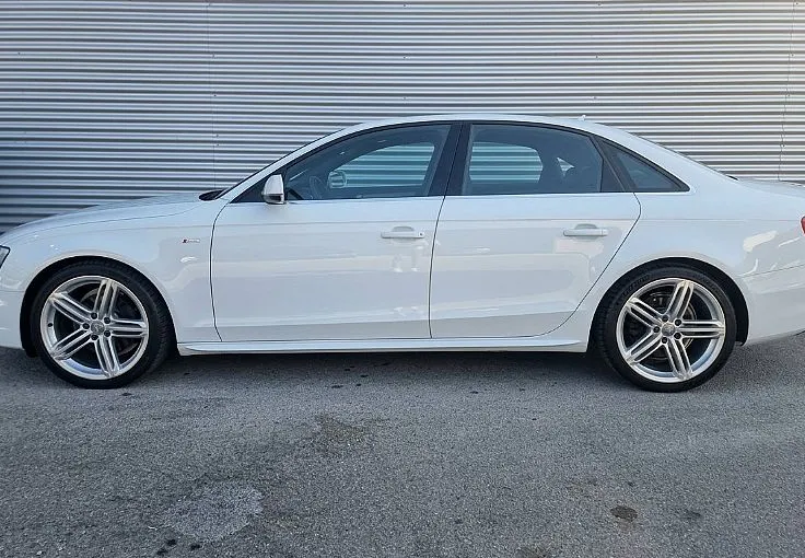 Zunanja slika - Audi A4 - 2.0 TDI-AUT+VELIKI SERVIS-S LINE-PERLA BEL+19COL - 2