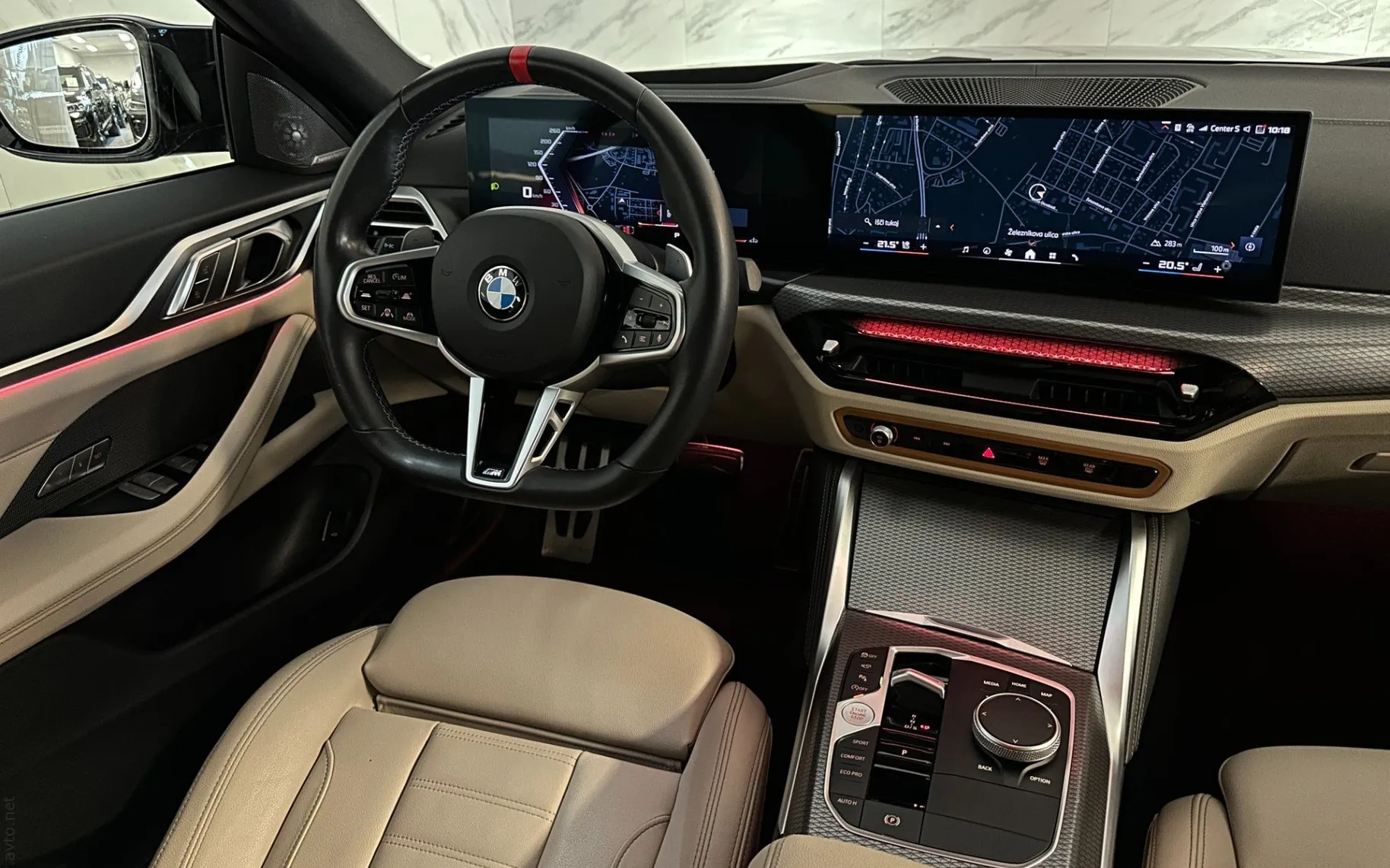Notranja slika - BMW serija 4 Gran Coupe: - M440i xDrive |ACC|360K|HUD|Memory|HarmanK|R19| - 11