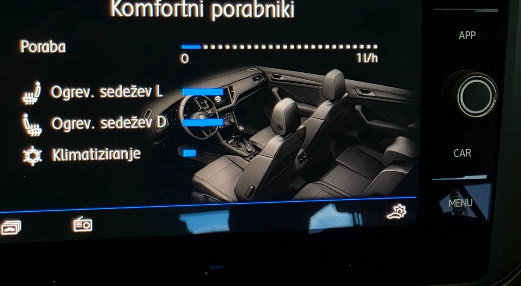 Notranja slika - Volkswagen T-Roc - 1.6 TDI BMT Style Dod.zimske gume na platiščih - 18