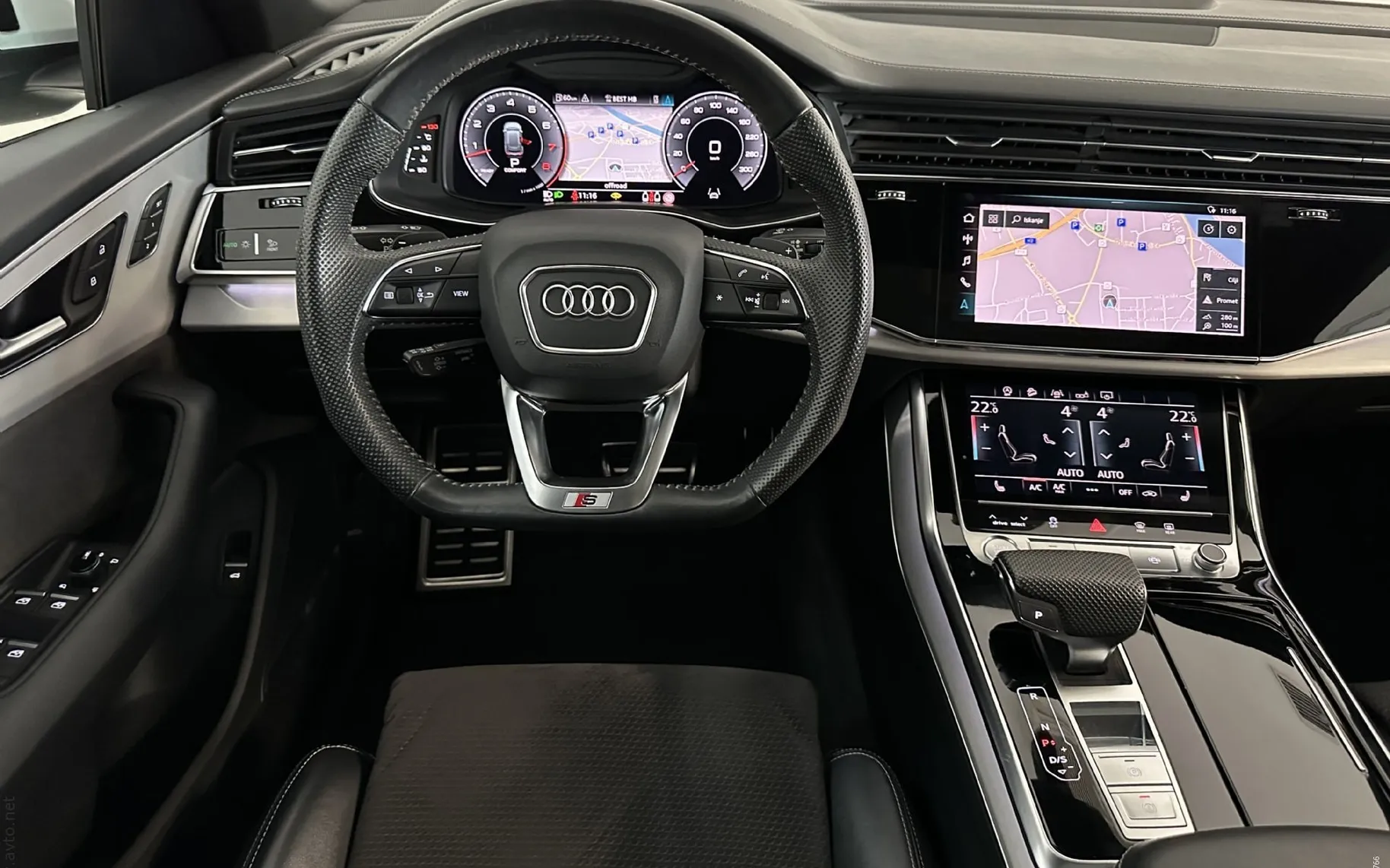 Notranja slika - Audi Q8 - 55TFSI|Q|S-Line|Pano|SoftC|Zračno|ACC|360K|BangO| - 10