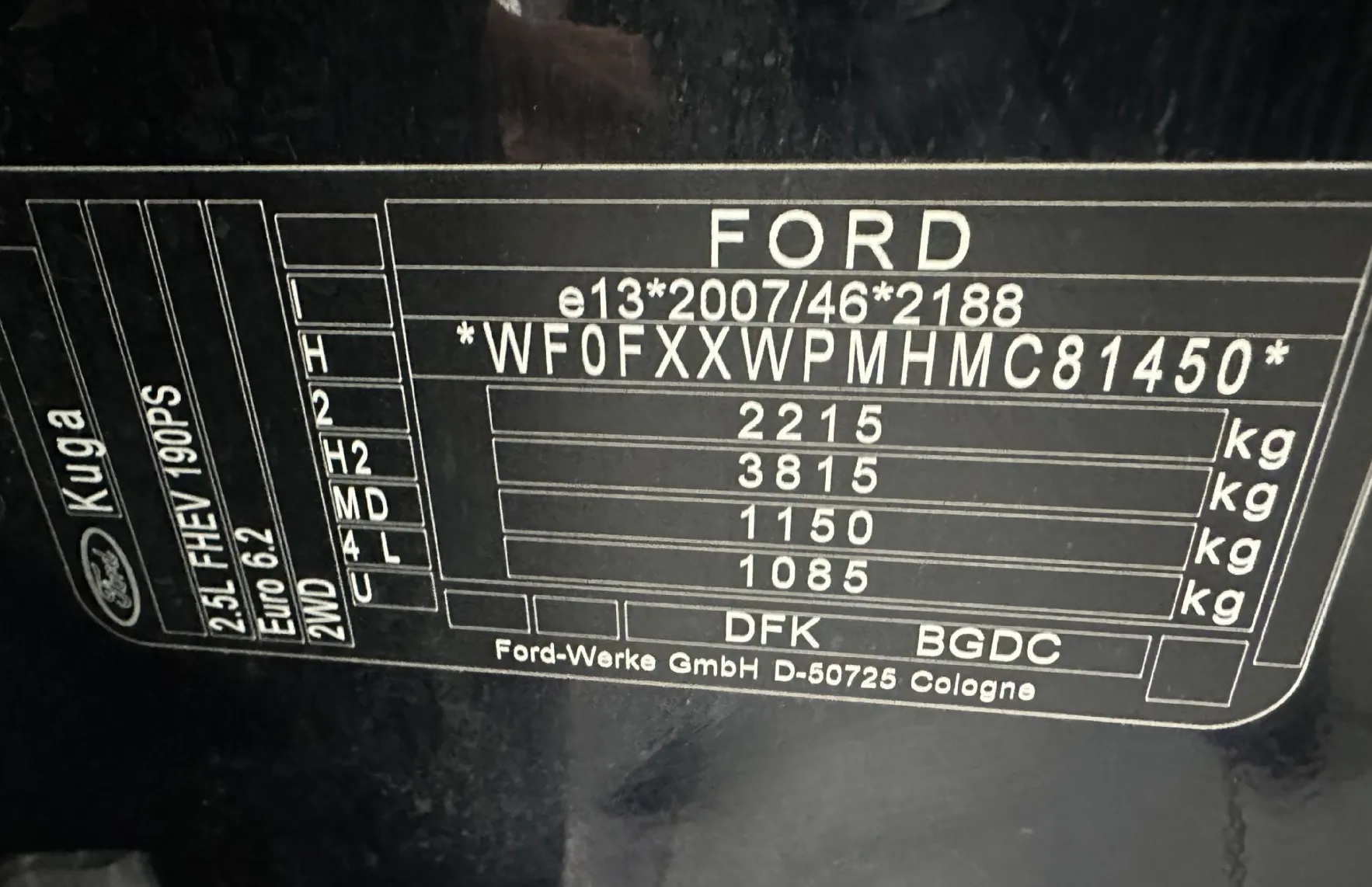 Zunanja slika - Ford Kuga - 2.5 190CV BVA6.KAMERA.NAVI.LED.ALU.2022.112 KW - 20
