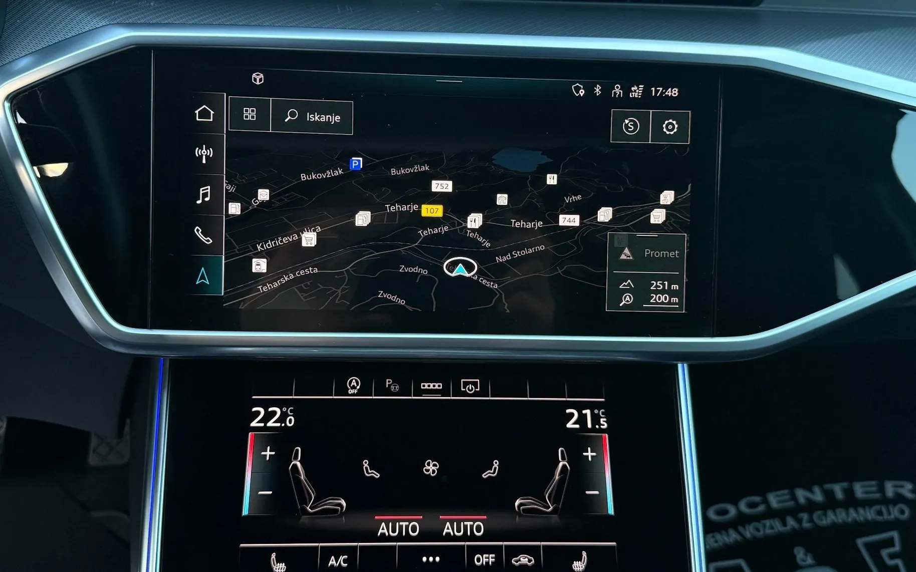 Notranja slika - Audi A6 - 2.0 TDI-AUT-S LINE-NAVI-LIZING ZA TUJCE-KAMERA- - 12