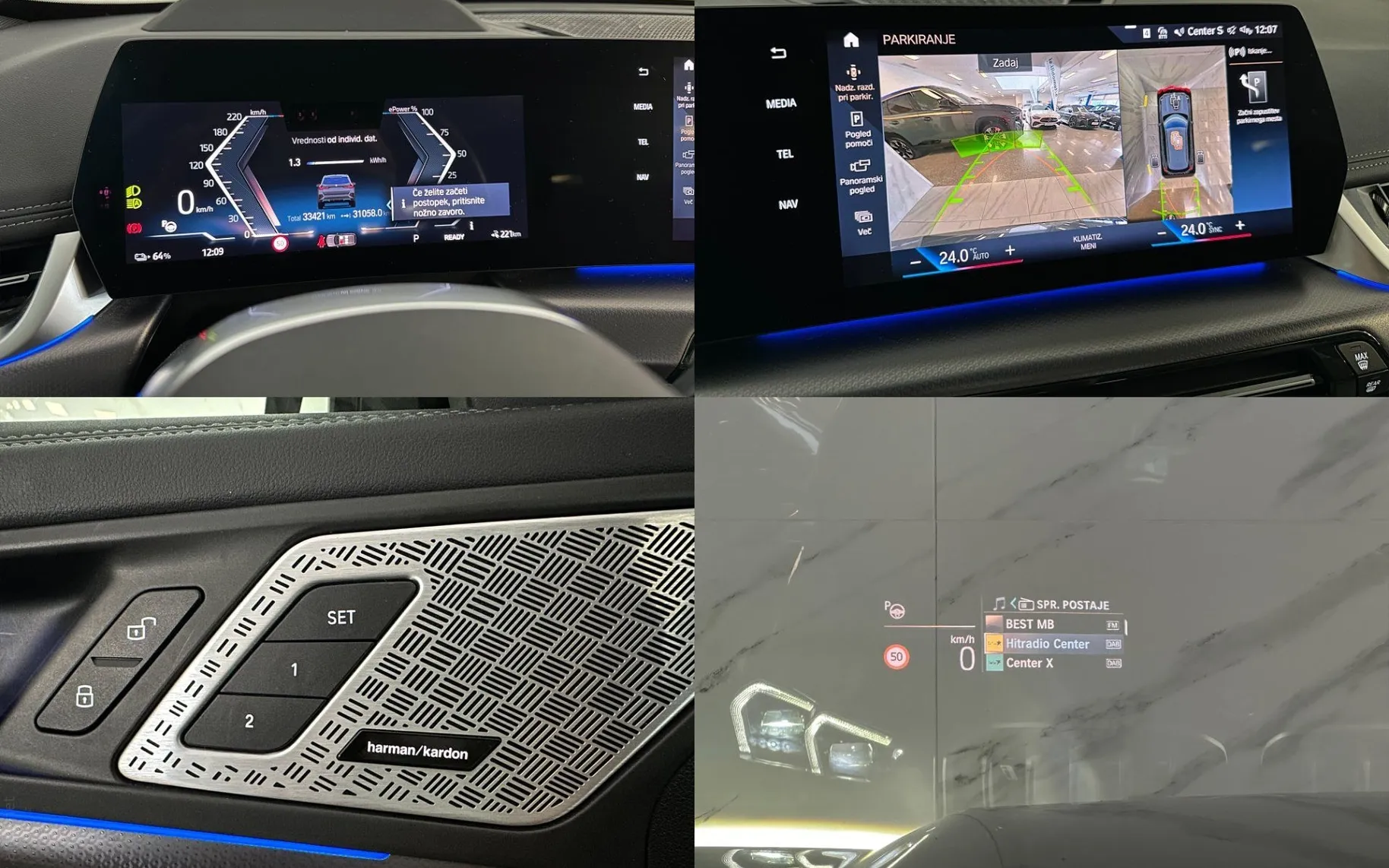 Notranja slika - BMW iX1 - xDrive30 |M-Sport|ACC|Pano|HUD|Harman|360K|SLO|... - 9