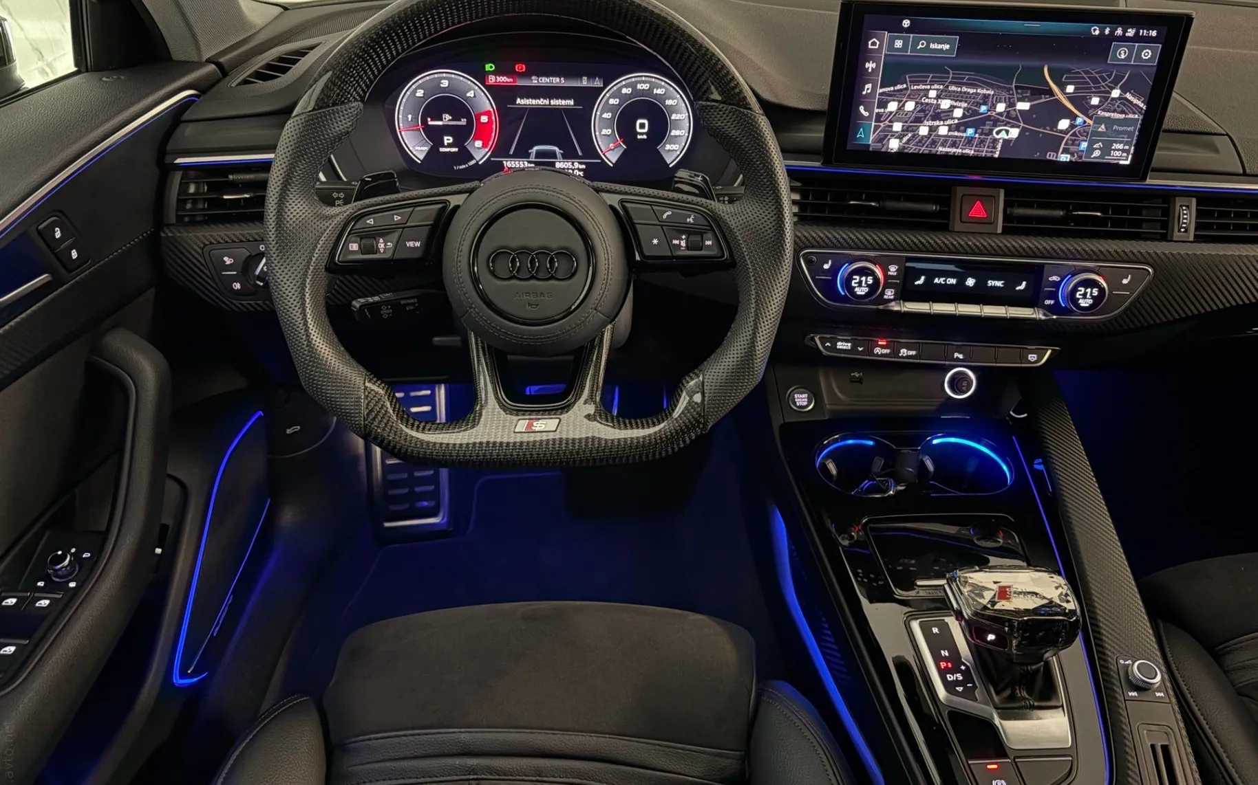 Notranja slika - Audi A4 - 3.0 TDI |Q|Matrix|Kamera|ACC|HUD|Gretje|Virtual| - 9