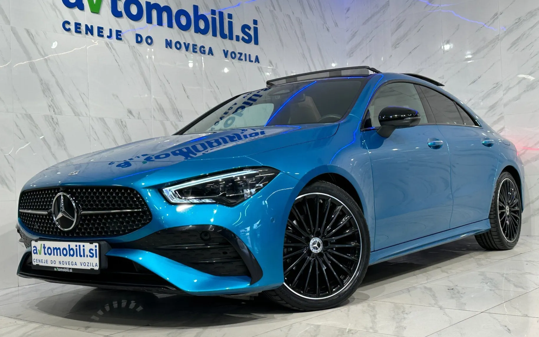 Zunanja slika - Mercedes-Benz CLA-Razred - 180d |AMG|Pano|Facelift|360K|Memory|HUD|Burmester| - 1