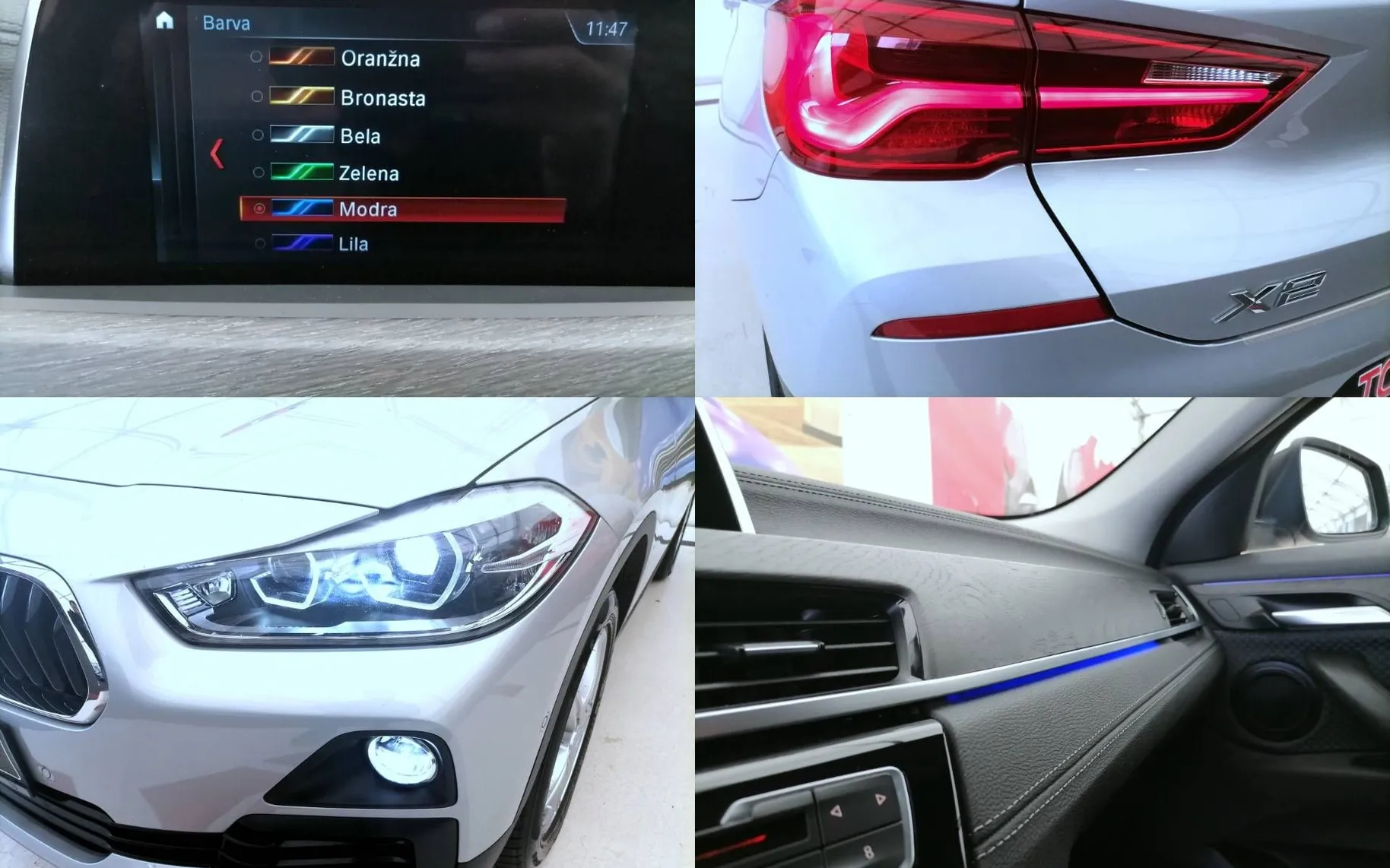 Notranja slika - BMW serija X2: - sDrive20d FULL LED NAVI 2XPDC ALU ZATEMNJEN TOP - 10