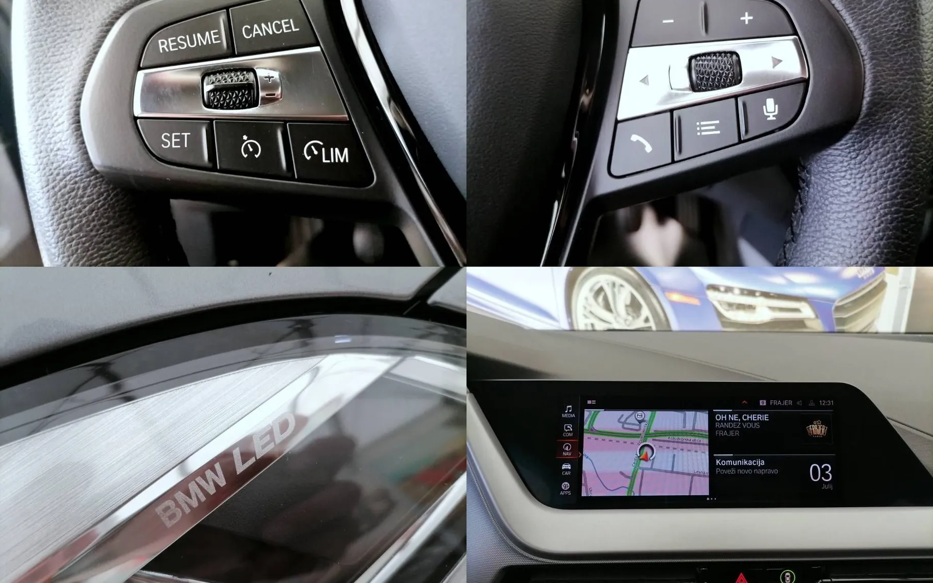Notranja slika - BMW serija 1: - 116d FULL LED ALU PDC 1.LASTNIK-KOT-NOV-81000KM - 9