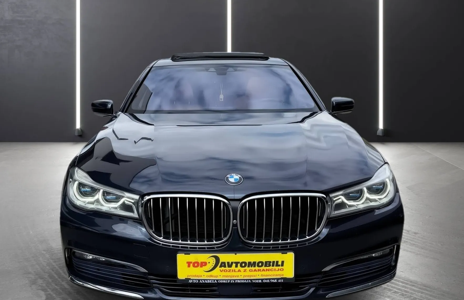 Zunanja slika - BMW Serija 7 - : 740Ld xDrive LED NAVI PDC MEMORY 360KAM RADAR TOP. - 11