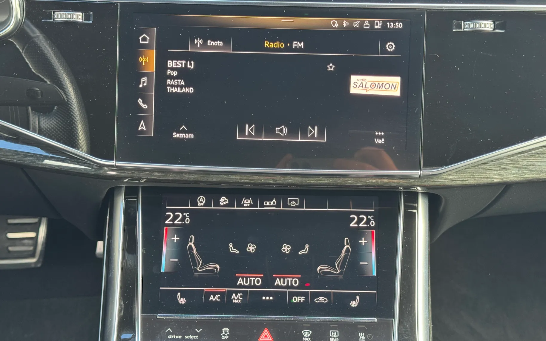 Notranja slika - Audi Q8 - quattro 50 TDI Tiptronic - 7