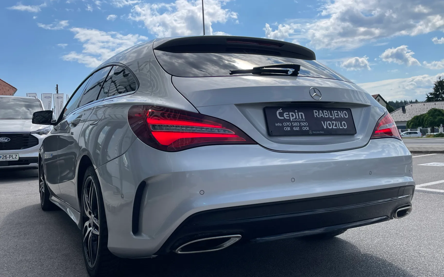 Zunanja slika - Mercedes-Benz CLA Shooting Brake - 220d-AUT-AMG-LINE-LED-NAVI-NIGHT-PACK-TOP - 6