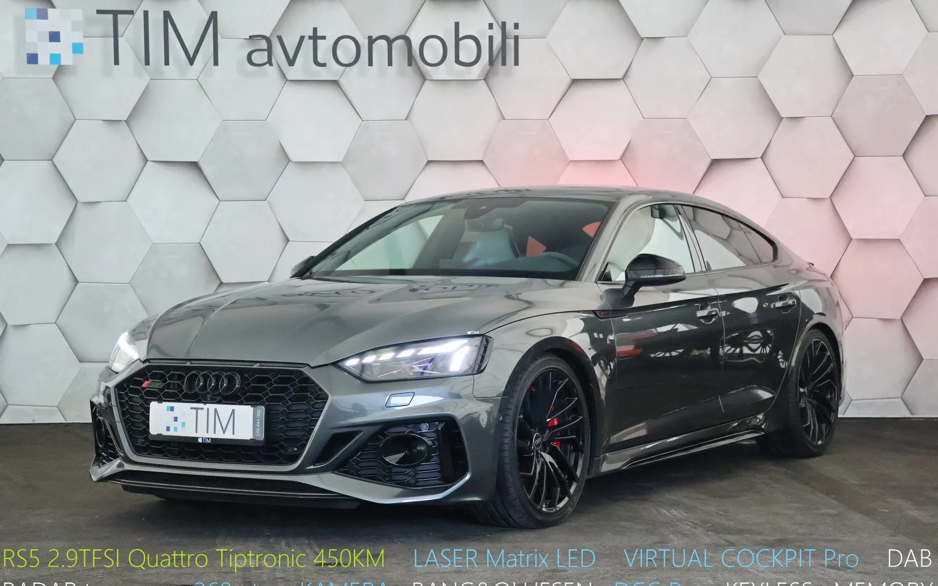 Zunanja slika - Audi RS5 Sportback - A5 2.0 TDSI Quattro Tiptronic 450KM - 1