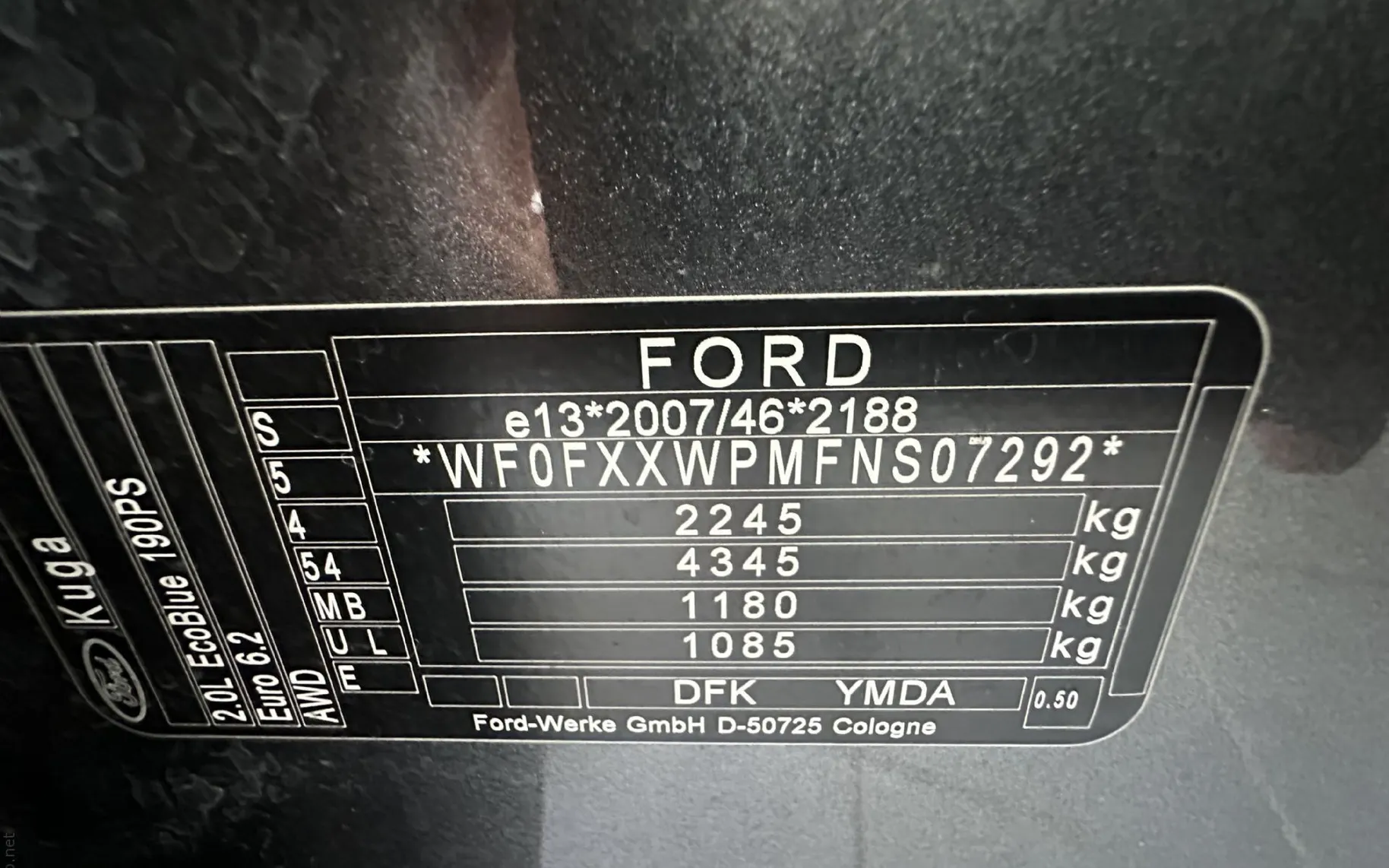 Zunanja slika - Ford Kuga - TitaniumX 2.0 EcoBlue 140kW.NEMŠKI+4ALU.KAMERA.4X4 - 20